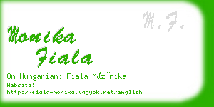 monika fiala business card